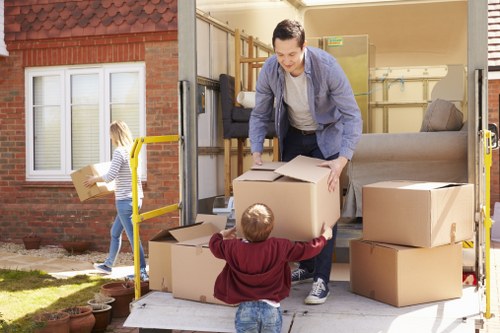 Family home removal service in Kingsbury with careful loading