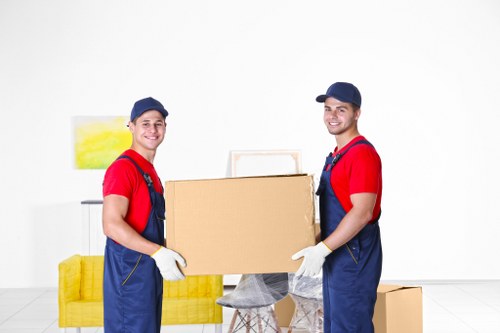 Removals and storage services in Kingsbury with moving boxes and transport planning