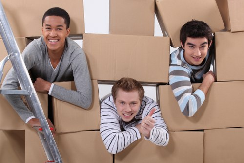 IT and furniture preparation for office removals in Kingsbury