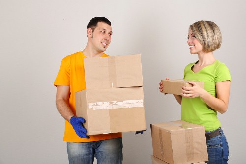 Local business using mobile self storage in Kingsbury for stock and documents